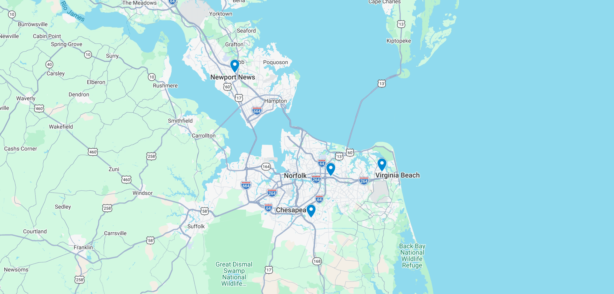 Map of Procreate Fertility locations